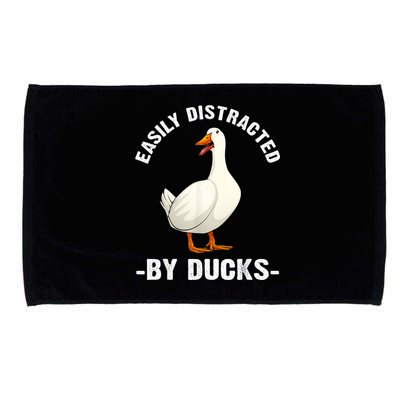 Cute Duck Design Aquatic Bird Duck Lovers Microfiber Hand Towel