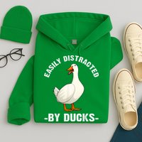 Cute Duck Design Aquatic Bird Duck Lovers Hoodie