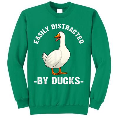 Cute Duck Design Aquatic Bird Duck Lovers Sweatshirt