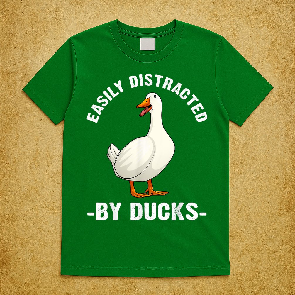 Cute Duck Design Aquatic Bird Duck Lovers T-Shirt