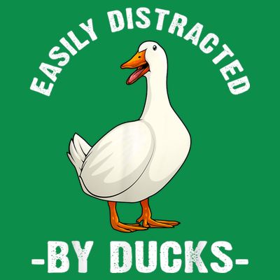 Cute Duck Design Aquatic Bird Duck Lovers T-Shirt