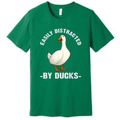 Cute Duck Design Aquatic Bird Duck Lovers Premium T-Shirt