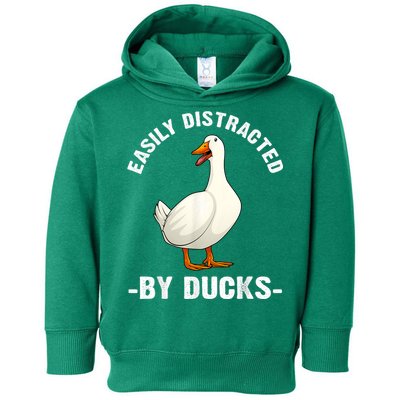 Cute Duck Design Aquatic Bird Duck Lovers Toddler Hoodie