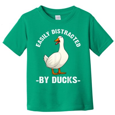 Cute Duck Design Aquatic Bird Duck Lovers Toddler T-Shirt