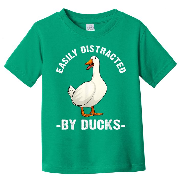 Cute Duck Design Aquatic Bird Duck Lovers Toddler T-Shirt