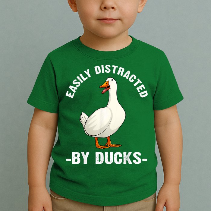 Cute Duck Design Aquatic Bird Duck Lovers Toddler T-Shirt