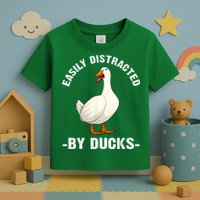 Cute Duck Design Aquatic Bird Duck Lovers Toddler T-Shirt