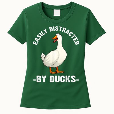 Cute Duck Design Aquatic Bird Duck Lovers Womens T-Shirt
