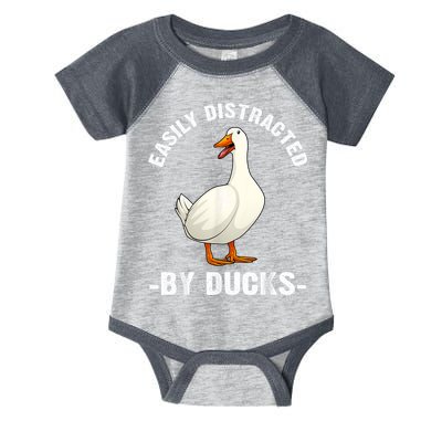 Cute Duck Design Aquatic Bird Duck Lovers Infant Baby Jersey Bodysuit