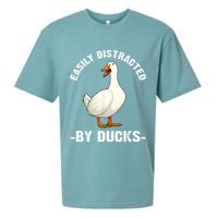 Cute Duck Design Aquatic Bird Duck Lovers Sueded Cloud Jersey T-Shirt