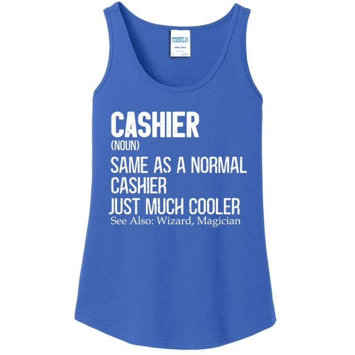 Cashier Definition Design For Banking Clerk Cashier Gift Ladies Essential Tank