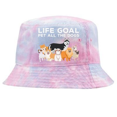 Cute Dog Design For Women Pet Animal Dog Owner Tie-Dyed Bucket Hat