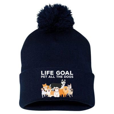 Cute Dog Design For Women Pet Animal Dog Owner Pom Pom 12in Knit Beanie