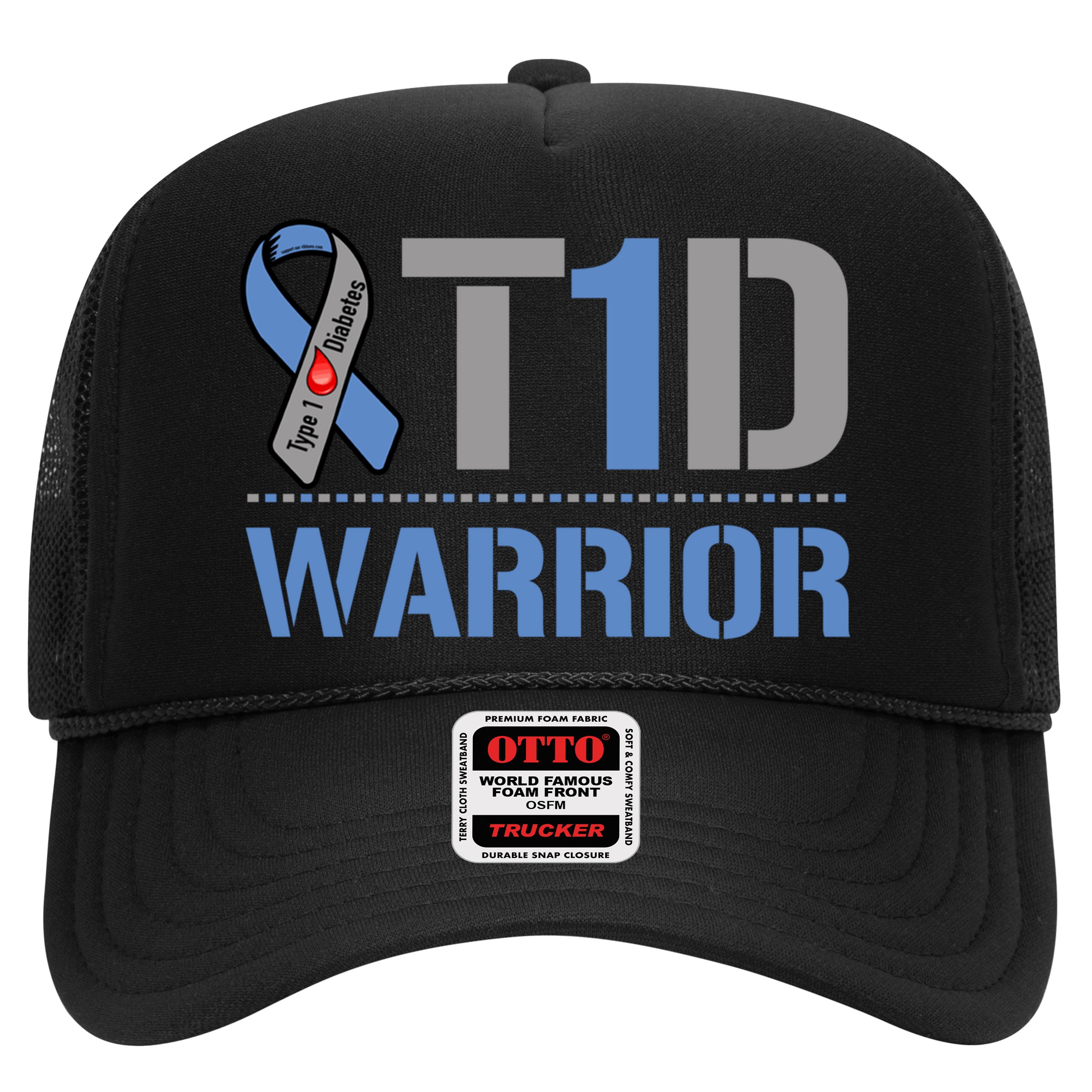 Cure Diabetic Design Funny Type 1 Diabetes Awareness Gift Hat