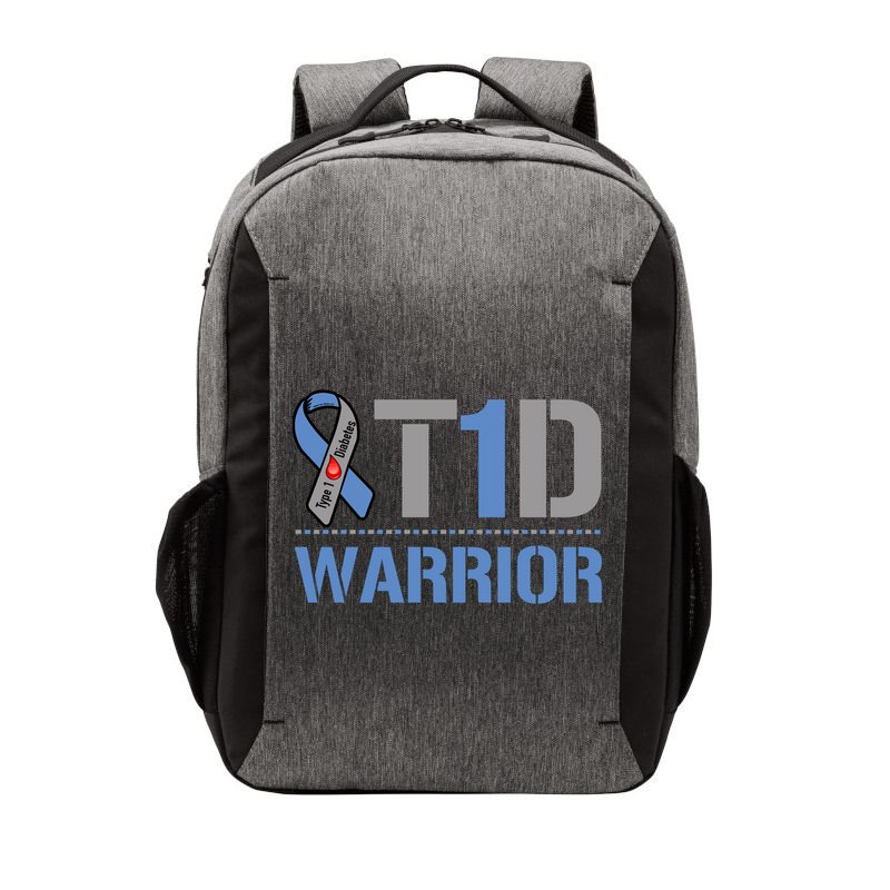 Cure Diabetic Design Funny Type 1 Diabetes Awareness Gift Vector Backpack