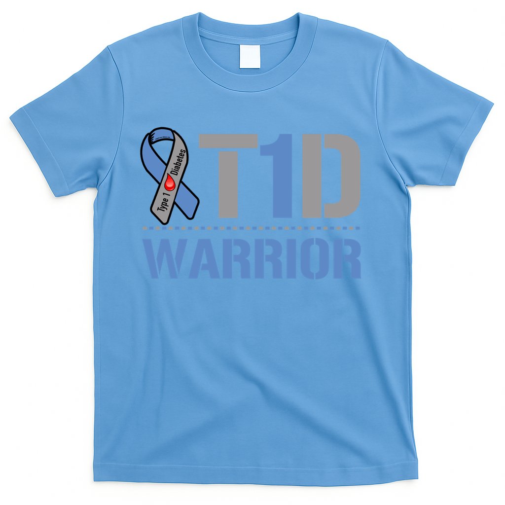 Cure Diabetic Design Funny Type 1 Diabetes Awareness Gift T-Shirt