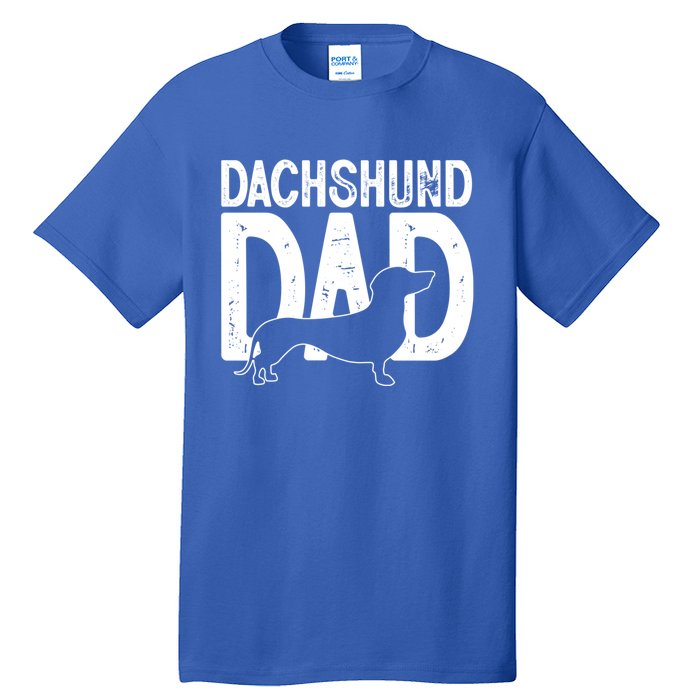 Cute Dachshund Dog Dad Puppy Lover Father Gift Tall T-Shirt