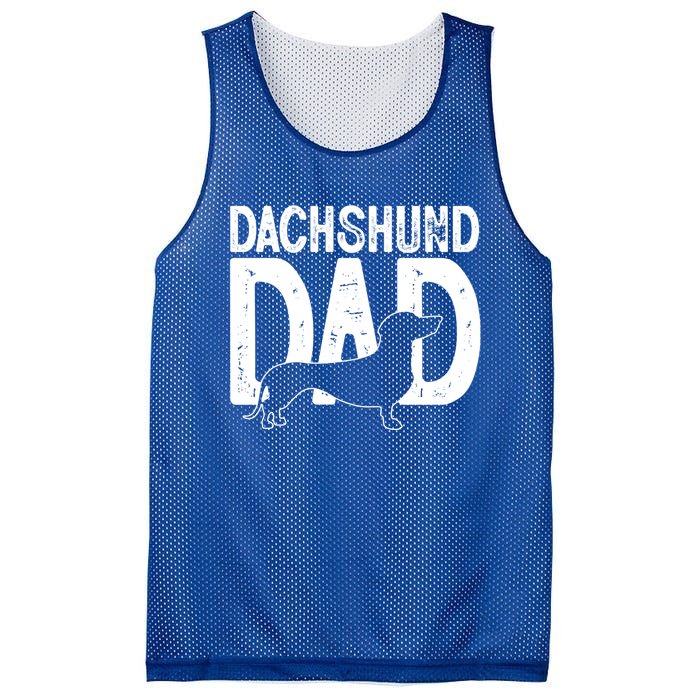 Cute Dachshund Dog Dad Puppy Lover Father Gift Mesh Reversible Basketball Jersey Tank