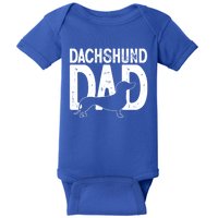 Cute Dachshund Dog Dad Puppy Lover Father Gift Baby Bodysuit