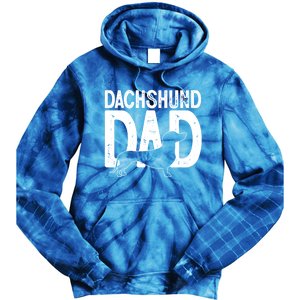 Cute Dachshund Dog Dad Puppy Lover Father Gift Tie Dye Hoodie