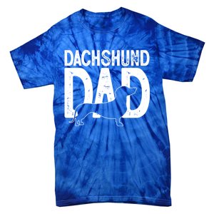 Cute Dachshund Dog Dad Puppy Lover Father Gift Tie-Dye T-Shirt