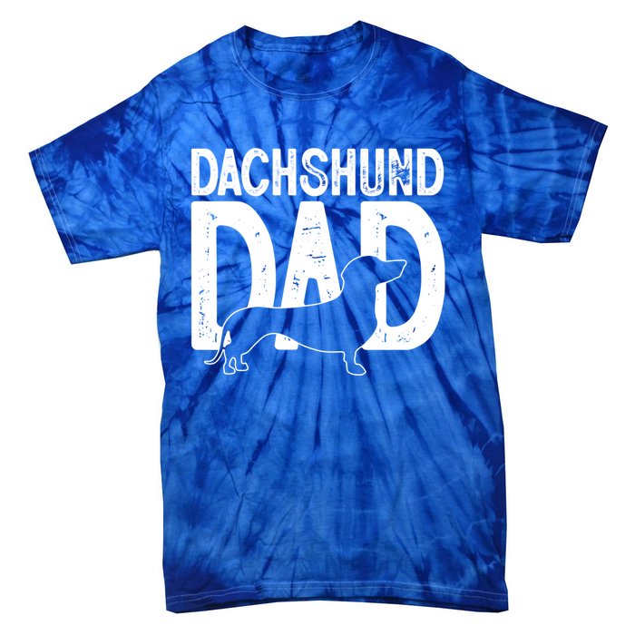 Cute Dachshund Dog Dad Puppy Lover Father Gift Tie-Dye T-Shirt