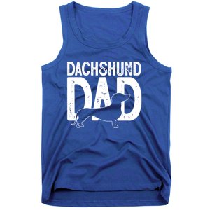 Cute Dachshund Dog Dad Puppy Lover Father Gift Tank Top