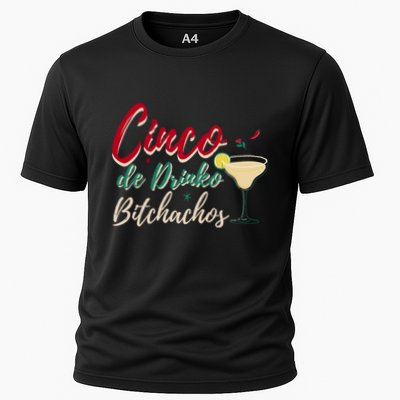 Cinco De Drinko Bitchachos Funny Cinco De Mayo Drinking Performance Shirt