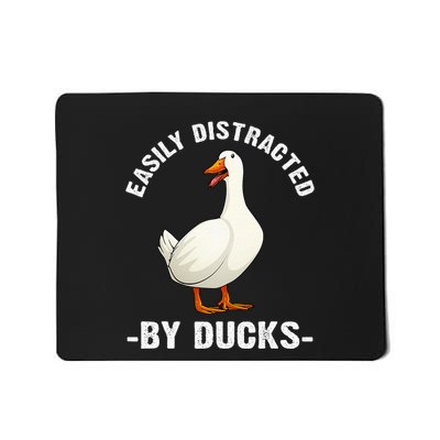 Cute Duck Design For Aquatic Bird Duck Lovers Mousepad