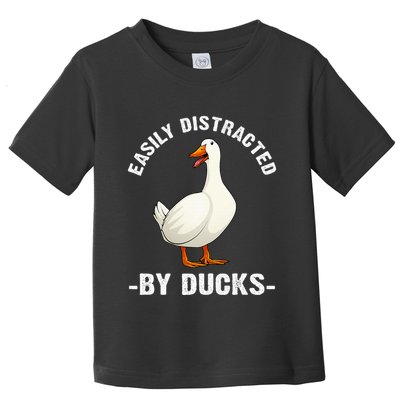 Cute Duck Design For Aquatic Bird Duck Lovers Toddler T-Shirt