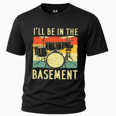 Cool Drumming Design For Drum Set Drumming Cooling Performance Crew T-Shirt