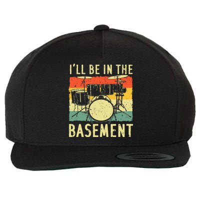 Cool Drumming Design For Drum Set Drumming Wool Snapback Cap