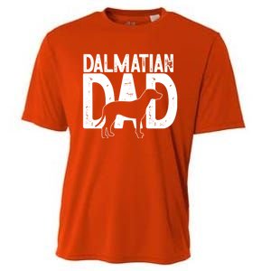 Cute Dalmatian Dog Dad Puppy Lover Father Cool Gift Cooling Performance Crew T-Shirt