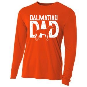 Cute Dalmatian Dog Dad Puppy Lover Father Cool Gift Cooling Performance Long Sleeve Crew