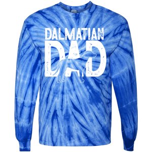 Cute Dalmatian Dog Dad Puppy Lover Father Cool Gift Tie-Dye Long Sleeve Shirt