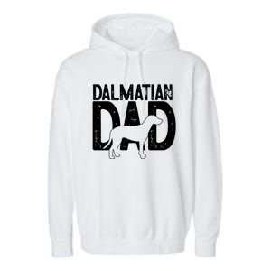 Cute Dalmatian Dog Dad Puppy Lover Father Cool Gift Garment-Dyed Fleece Hoodie