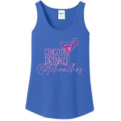 Cinco De Drinko Bitchachos Ladies Essential Tank