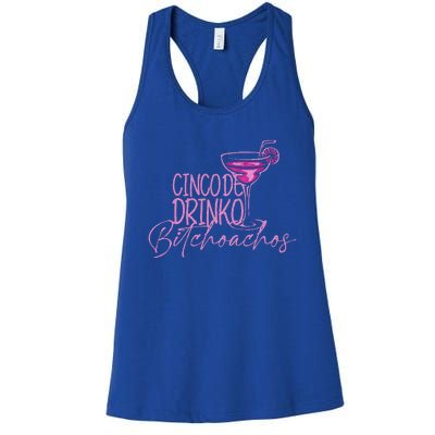 Cinco De Drinko Bitchachos Women's Racerback Tank