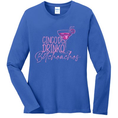 Cinco De Drinko Bitchachos Ladies Long Sleeve Shirt