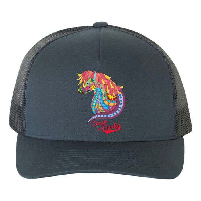 Cinco De Derby Mexican Kentucky Horse Race Yupoong Adult 5-Panel Trucker Hat