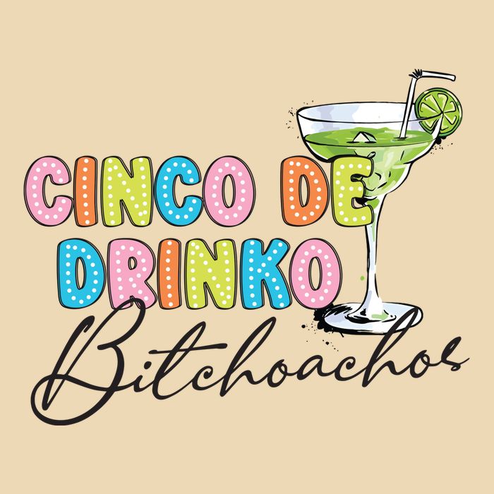 Cinco De Drinko Funny Cinco De Mayo Drinking Drawstring Bag