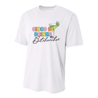 Cinco De Drinko Funny Cinco De Mayo Drinking Youth Performance Sprint T-Shirt