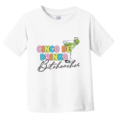 Cinco De Drinko Funny Cinco De Mayo Drinking Toddler T-Shirt