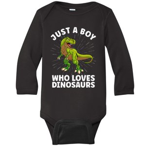 Cool Dinosaur Design For Men Dino Animal Dinosaur Lover Baby Long Sleeve Bodysuit