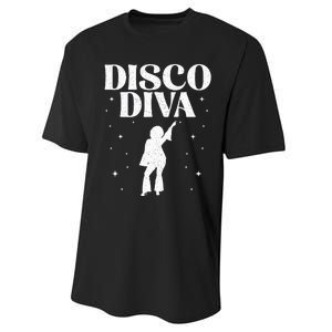 Cool Disco Design Girls Dance Party Disco Lovers Performance Sprint T-Shirt