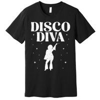 Cool Disco Design Girls Dance Party Disco Lovers Premium T-Shirt