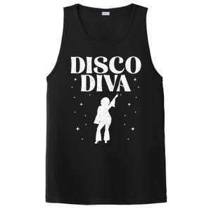 Cool Disco Design Girls Dance Party Disco Lovers PosiCharge Competitor Tank