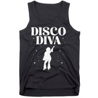 Cool Disco Design Girls Dance Party Disco Lovers Tank Top