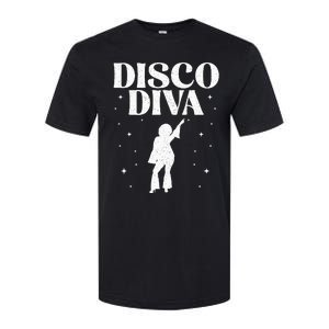 Cool Disco Design Girls Dance Party Disco Lovers Softstyle CVC T-Shirt