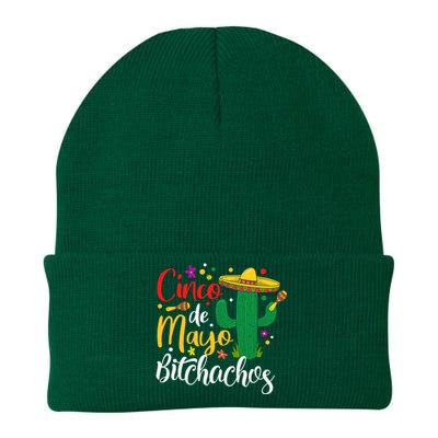 Cinco De Drinko Bitchachos Funny Cinco De Mayo Drinking Knit Cap Winter Beanie